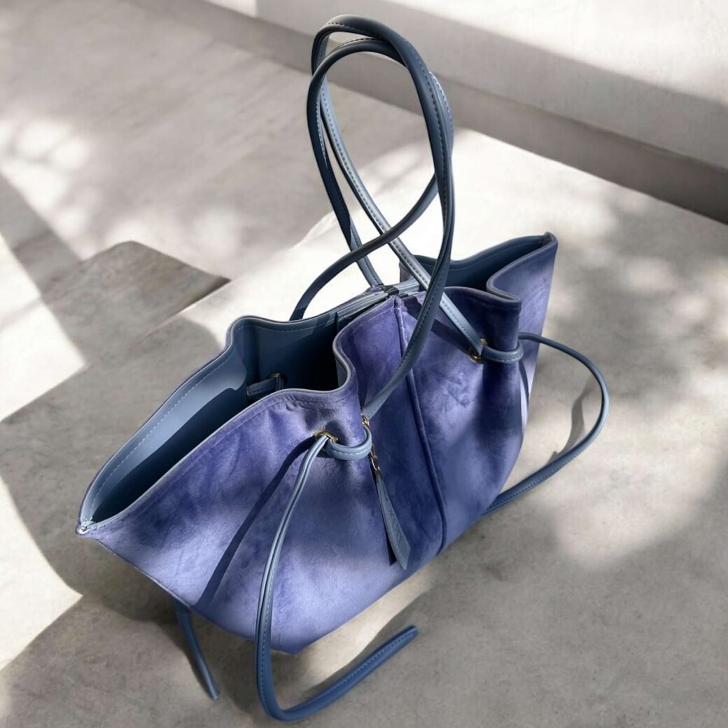Velvet Blue Sky Bag - Image 3